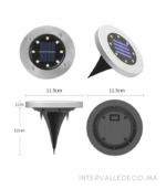 Spot LED solaire - Dimensions