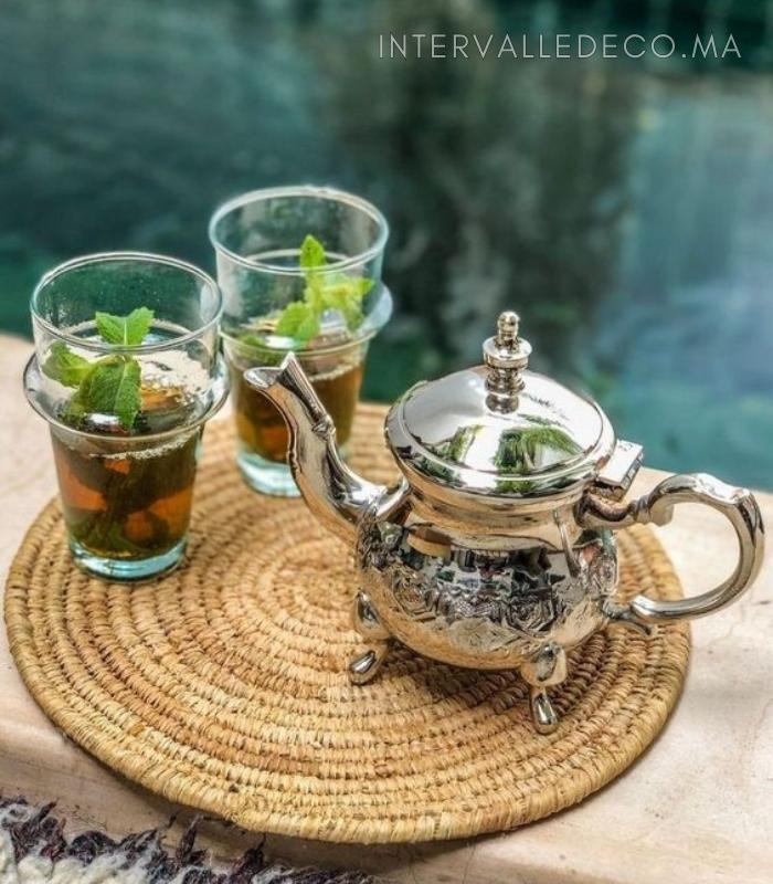 Verre à thé marocain Beldi transparent 17cl - 6 pièces