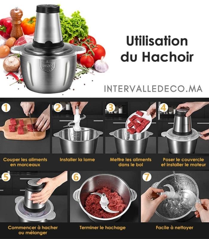 Hachoir viande et légumes cooking - E-Achat 🇲🇱