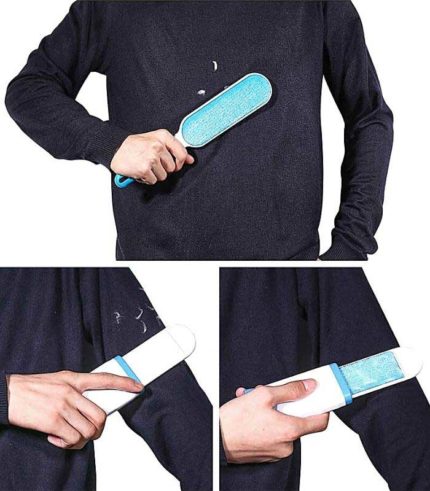 Rouleau Anti-peluches Lavable Et Réutilisable - 2 Pièces, Gel Adhésif, Pour Vêtements Et Canapé