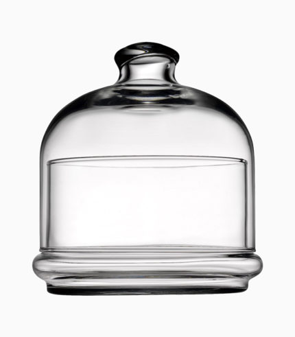 Bonbonnière en verre transparent avec couvercle