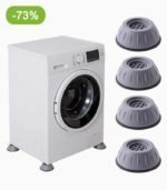 Patin anti-vibration pour machine à laver – 4 pièces