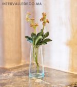 Soliflore en verre soufflé