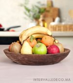 plat en bois pour fruits
