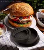 Moule et presse à hamburger 3-en-1 pour mini et burger classique