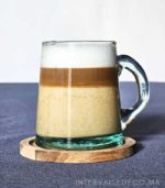 Mug Beldi en verre transparent artisanal pour Cappuccino, Café