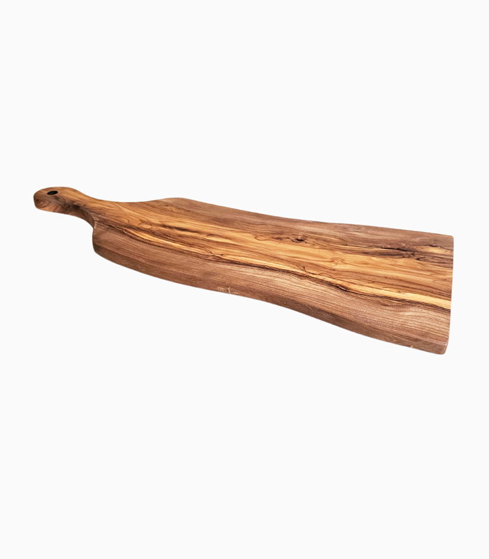 Planche à découper en bois d'olivier massif artisanale