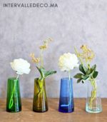 soliflores en verre soufflé