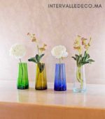 soliflores en verre soufflé