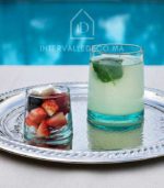 Verrine en verre soufflé