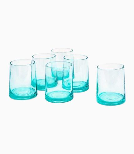 Set De 3 Verres En Céramique Motif Zellige Marocain - Verres à Espresso, Design Artisanal - Cadeau Déco