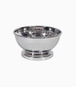 Bol martelé en cuivre nickelé 14 cm