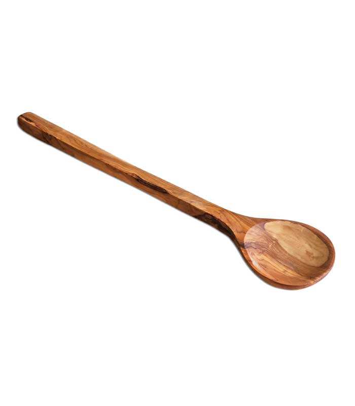 Grande cuillère en bois d'olivier