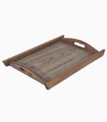 Plateau de service de rectangulaire en bois