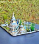 service de thé traditionnel marocain
