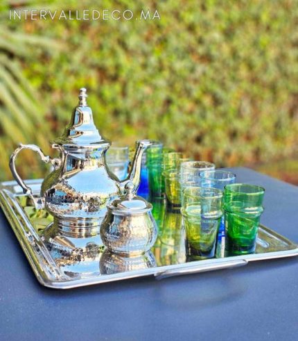 service de thé marocain