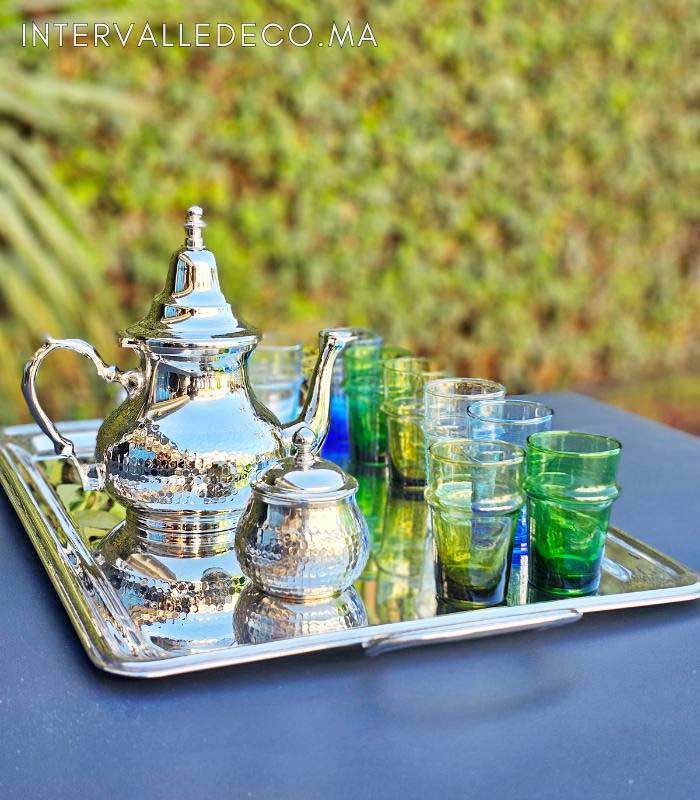 service de thé marocain