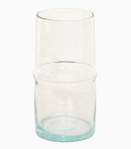 Vase en verre soufflé artisanal