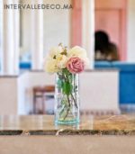 Vase en verre soufflé