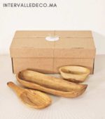 Coffret cadeau artisanal en bois d’olivier