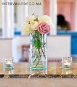 vase en verre soufflé