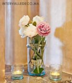 Idée cadeau du Maroc – Vase Beldi et deux bougeoirs