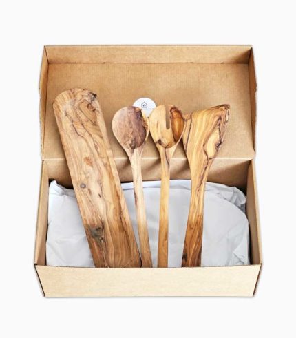 Ustensiles en bois d’olivier