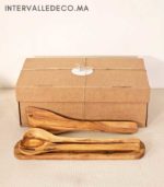 Coffret Ustensiles en bois d’olivier