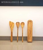 Ustensiles en bois d’olivier